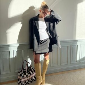 Djerf Avenue Black Skirt